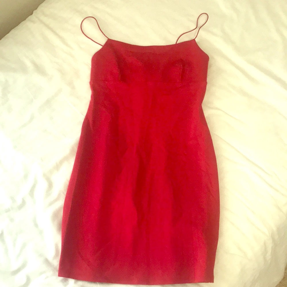 Little red dress urban outfitters size S